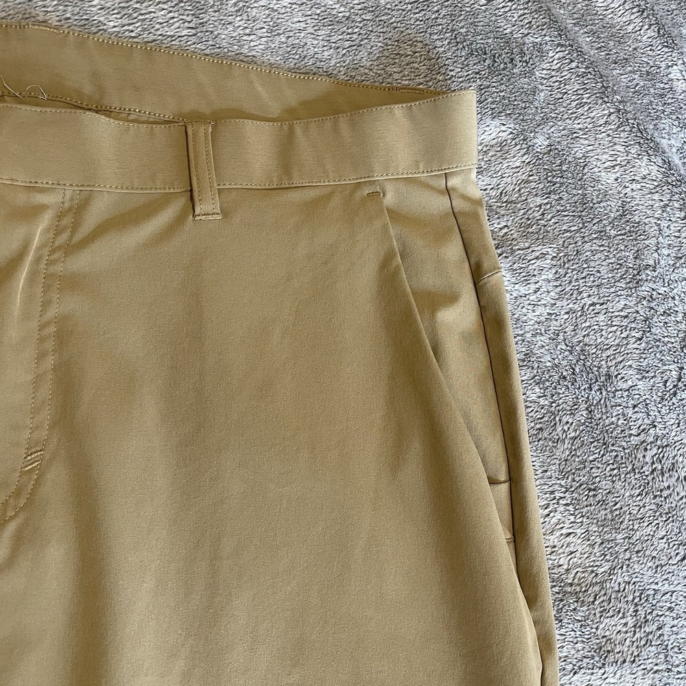 Fabletics Men's Size 34x29 The Only Pants Brown Stretch Performance Golf Casual - Picture 6 of 8